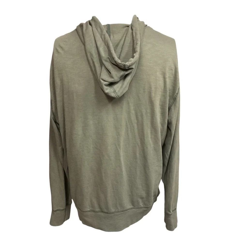 J. Crew Men's Pockets Long Sleeve‎ 100% Cotton Pullover Hoodie Sweatshirt Size L